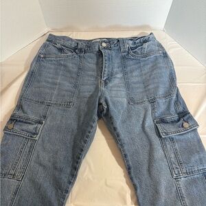 Kansan Women’s Blue Cargo Jeans